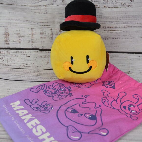 Makeship Cube Runners Yellow Plush By: XDEE1 NWT AUTHENTIC Only 871 Made w/ Bag - Picture 1 of 10